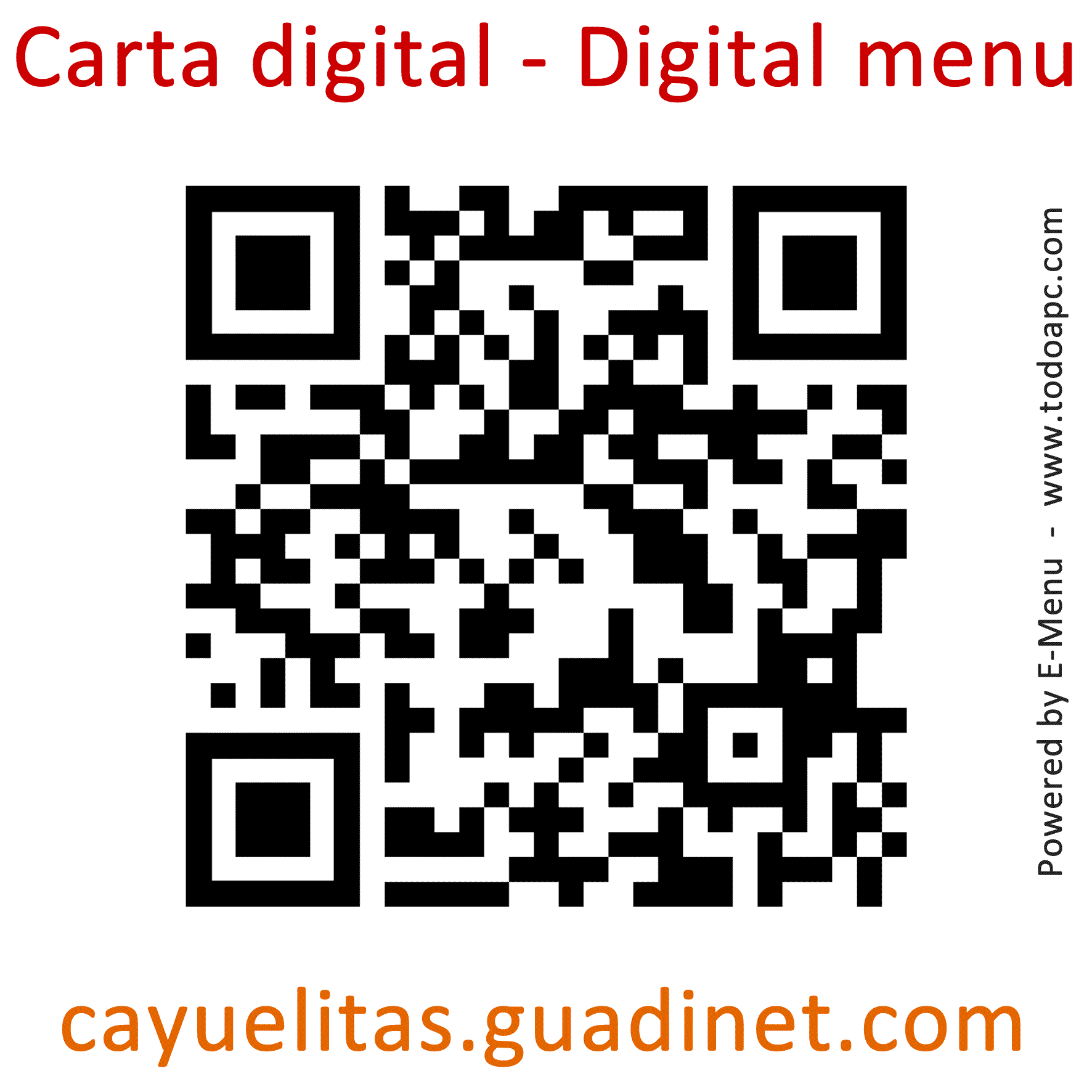 QR - Cerveceria Cayuelitas - Desde 2007